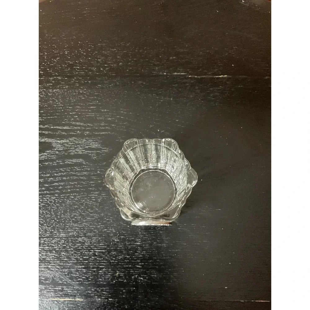Longaberger 25th Anniversary Glass‎ Votive Holder Candle Cup 1973 1998